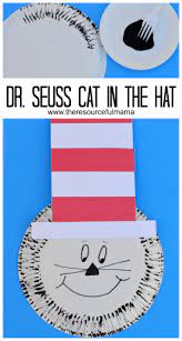 Paper Plate Dr Seuss Cat In The Hat Craft Dr Seuss Art Seuss Crafts Dr Seuss Crafts