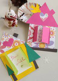 Les modèles en couleur sont prêts à l'emploi, les modèles en noir sont à décorer avec les enfants. Activite Bricolage Des Cartes De VÅux Faciles A Faire Avec Les Enfants