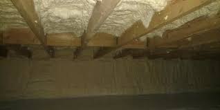 To prevent wall and ceiling. Crawl Space Insulation And Vapor Barrier Installation