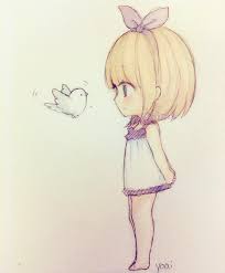 55 beautiful anime drawings art and design. Easy Cute Anime Girls Novocom Top
