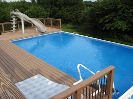 Looking to build your own above ground wooden pool? Above Ground Pool Deck Plans Design Ideas And Useful Tips