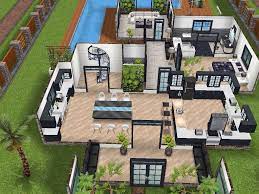 It lets the player create his virtual family, design his own house, decorate it with lots of accessories and decorations and explore different personalities. 110 Sims Freeplay House Plans Ideas Sims Freeplay Houses Sims House Plans