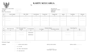Menu input surat keluar non layanan issue 558 opensid opensid. Form Kartu Keluarga Sementara Dari Desa Antapedia Com