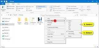 If nothing happens, download github desktop and try again. Change Sort By View Of Folder In Windows 10 Tutorials