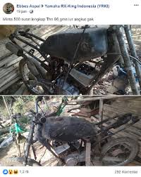 Rx king special edition 2003 ini dijual seharga rp 50 juta. Yamaha Rx King Teronggok Di Kandang Ayam Dijual Rp 500 Ribu Butuh Restorasi Ini Toko Yang Jual Lengkap Part Nya Semua Halaman Motorplus