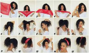 6 pcs hair scarf bandanas headbands with hair ties scarf chiffon solid head kerchief boho headbands with hair clips for women girls. Penteado Para Cabelos Cacheados 3 Beautiful Black Hair Natural Hair Styles Curly Hair Inspiration