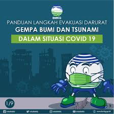 Informasi gempabumi disertai peta lokasi gempa. Bmkg Infobmkg Twitter