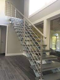 Stair Railings Settling Is Easier Than You Think Home To Z Steel Railing Design Railing Design Steel Stair Railing