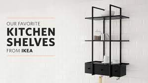 There is no room for our pots and pans besides the top of our stove. The Best Ikea Shelves For The Kitchen Kitchn