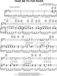 Talking Heads Take Me To The River Sheet Music In A Major Transposable Download Print Sheet Music Talking Heads Music