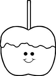 Cute Caramel Apple Coloring Page Apple Coloring Pages Apple Coloring Candy Coloring Pages