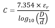 coaxial cable impedance calculator everything rf