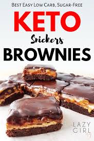 First let me say that how one combines sweeteners just ruins any dessert for me. Best Low Carb Keto Snickers Brownies Lazy Girl Best Brownies Easy Keto Ketobrownies Low Carb Recipes Dessert Brownie Desserts Recipes Low Carb Desserts