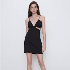 Maybe you would like to learn more about one of these? Zara Dresses Zara Black Cut Out Dress With Adjustable Straps Poshmark