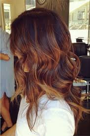 To get the look, stick to your regular brown shade at your roots and lighten the ends. Caramel Ombre Hair Styles Hair Color Auburn Hair Color