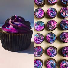 Galaxy Theme Double Chocolate Cupcake With Galaxy Colored Cream Cheese Frosting Baking Cooking Food Re Galaxy Chocolate Galaxy Desserts Chocolate Cupcakes