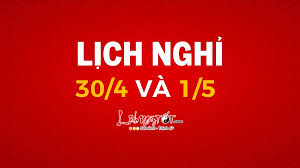 Ngày 2/5 là ngày nghỉ hàng tuần và ngày 3/5 là ngày nghỉ bù cho ngày 1/5., các cơ quan, đơn vị không thực hiện lịch nghỉ cố định 2 ngày thứ bảy, chủ nhật hàng tuần thì căn cứ vào chương trình, kế hoạch cụ thể của đơn vị để bố trí lịch nghỉ phù hợp, đúng. Lá»‹ch Nghá»‰ Lá»… 30 4 NÄƒm 2020 Va 1 5 Ká»³ Nghá»‰ Dai Thá»© 2 Sau Táº¿t