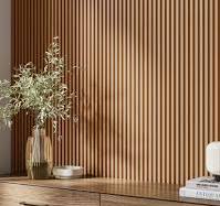 Oak Slat Fluted Tambour Panels | Modern Clean Aesthetics