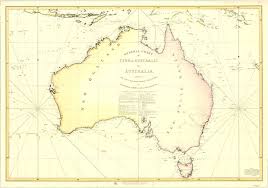 Matthew Flinders General Chart Of Australia 1822