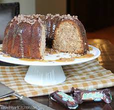 Milky Way Cake Bundt Cake Recipe I Heart Kitchen Recipe Bundt Cakes Recipes Homemade Desserts Milky Way Cake