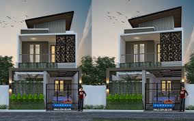 Karena hanya terdiri dari bagian yang ringkas, maka biayanya pun cukup murah, dan memberi kesempatan untuk dikembangkan lagi. Desain Rumah 6 X 15 M2 2 Lantai Bergaya Modern Tropis Desain Rumah Online