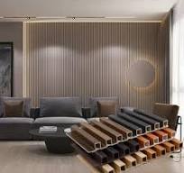 Hot Sales Customized WPC Slat Wall Panel Interior Decoration 3D Wood Wall  Panel