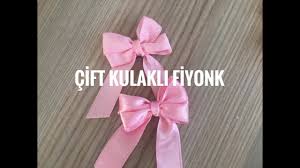 Fiyonk Baglama Kurdele Baglama Iki Parmakla Fiyonk Yapimi Bow Ribbon Youtube