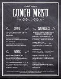 Lunch Menu Templates And Designs Musthavemenus Menu Design Template Cafe Menu Design Cafe Menu