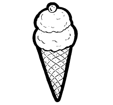 Dibujo Helado Para Colorear