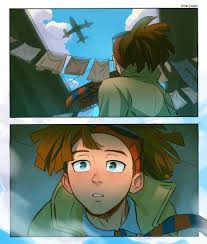 jacket, brown jacket, sky, 1boy, male focus - Anime R34