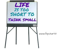 Conventional Or King Flipchart Stop Thinking Small Get