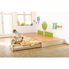 Podest Mit Auszugsbett Spiel Schlafpodeste Schlafraum Polster Ruheraum Mobel Raumgestaltung Krippe Kindergart Ruheraum Zimmer Raumgestaltung