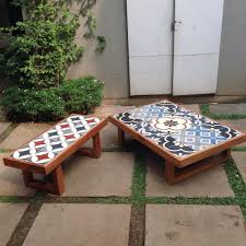 Outdoor table outdoor coffee table outdoor picnic table round outdoor table outdoor table set outdoor pool table outdoor wood table outdoor bar tables chears table 1,773 outdoor tile table products are offered for sale by suppliers on alibaba.com, of which dining tables accounts for 5. Cayenne Home On Instagram Happy Weekend All Back In Stock Our Tiles Coffee Table Bench With Top Tiled Coffee Table Coffee Table Bench Diy Coffee Table