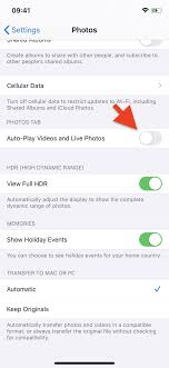 On newer models, it should play. How To Stop Videos Live Photos From Auto Playing In The Photos App On Ios 13 Ios Iphone Gadget Hacks