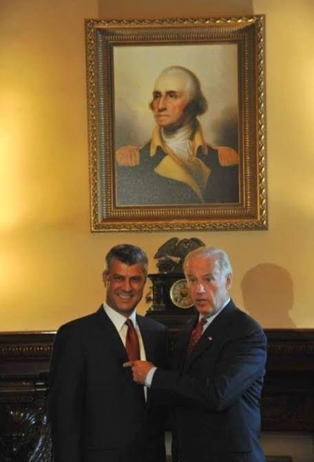 Presidenti i Kosovës Hashim Thaçi dhe Presidenti i ardhshëm i Amerikës Joe Biden🇽🇰🇺🇸