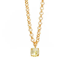 Carla Crystal chain necklace