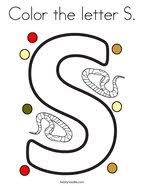 We've rounded up a few alphabet activities that will help your little one learn the abcs in no time. Letter S Coloring Pages Twisty Noodle