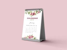 One very popular standing calendar style is of horizontal format. 22 Free Desk Calendar Mock Ups In Psd And Premium Version Free Psd Templates