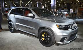 Laredo, limited, trailhawk, overland, summit, srt and trackhawk. 3 5s 180mph 2018 Jeep Grand Cherokee Srt Trackhawk 25 Photo Debut W Video Car Shopping Car Revs Daily Com