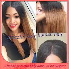 Find More Wigs Information About New Designed Two Tone Ombre Color 1 30 Middle Part Natural Hailine Glu Wig Hairstyles Pretty Hairstyles Wigs For Black Women