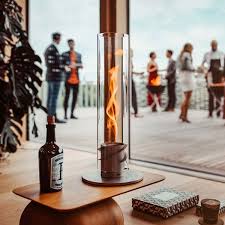 Spin Bioethanol Windlicht Von Hofats Tischfeuer Warmend In 2020 Gartenfackel Feuer Windlicht