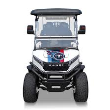 KANDI Tennessee Titans, 4 Seat Electric Golf Cart with Lithium 