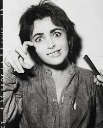 I remember my great grandmother running her hands through her hair and  measuring it.