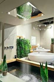 Extravagantes Badezimmer Kreative Dusche Ideen Grune Pflanzen Kronleuchter Modernes Badezimmer Grunes Badezimmer Badezimmer Ideen Bilder
