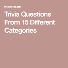 May 15, 2021 · how do you play trivia? Pin On Trivia