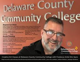 Join me for Drawing and Acrylic Painting Classes at DCCC this September