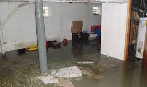 Crumbling cement is a sign of water damage in the basement when you see several inches of water on the floor, you know something's wrong. Water Damage Basement