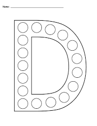 Letter D Worksheet For Preschool Letter D Do A Dot Printables Uppercase Lowercase In 2020 Letter D Worksheet Letter D Crafts Letter A Crafts