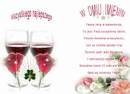 Teraz wszyscy się zbieramy, w dniu urodzin życzenia mu składamy: Gify I Obrazki Zyczenia Imieninowe Alcohol Alcoholic Drinks Rose Wine