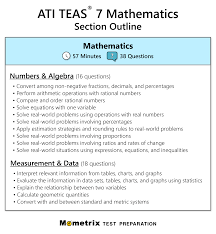 TEAS 7 Math Practice Test (updated 2026)